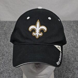 New Orleans Fleur De Lis Hat‎ Strapback Black Gold Tourist Souvenir Cap NOLA Dad